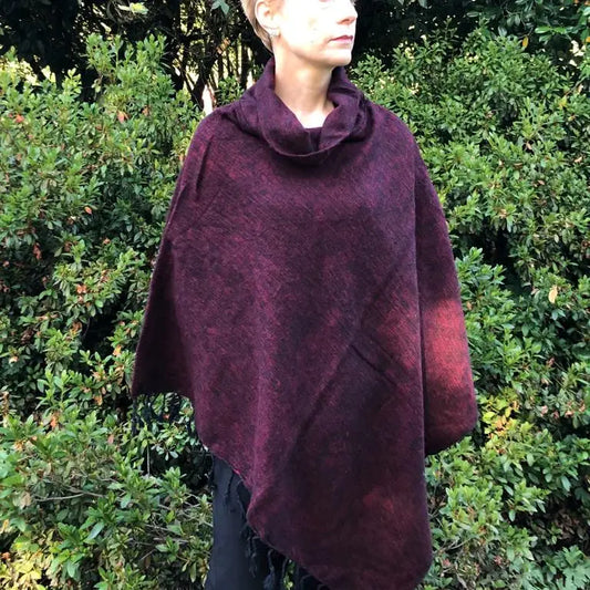 Colorful Wool Poncho