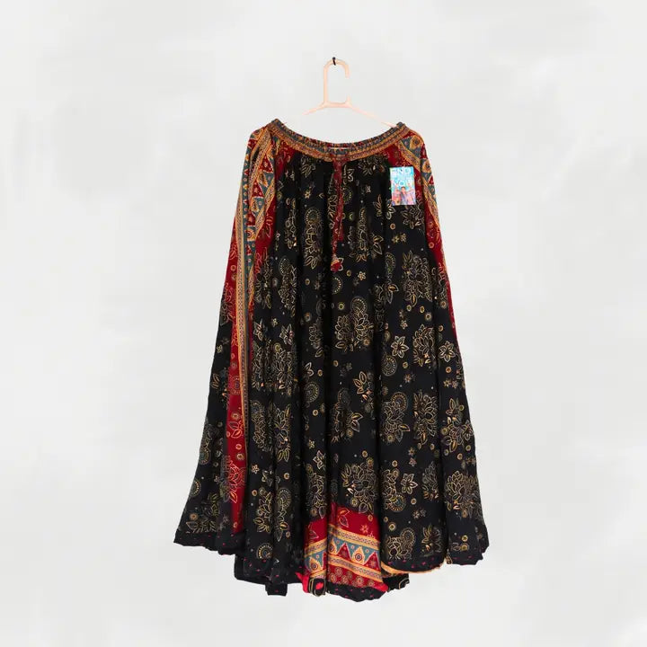 Recycled Ethnic Ghagra Skirt