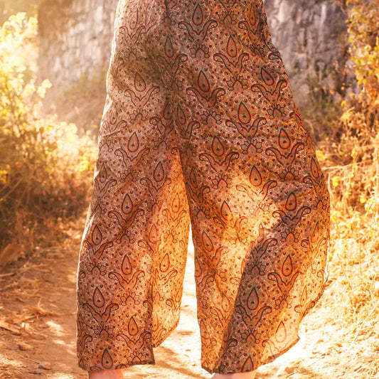 Split Wide Leg Upcycled Pants