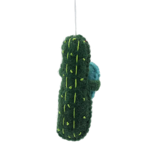 Baby Cucumber Keyring Ornament