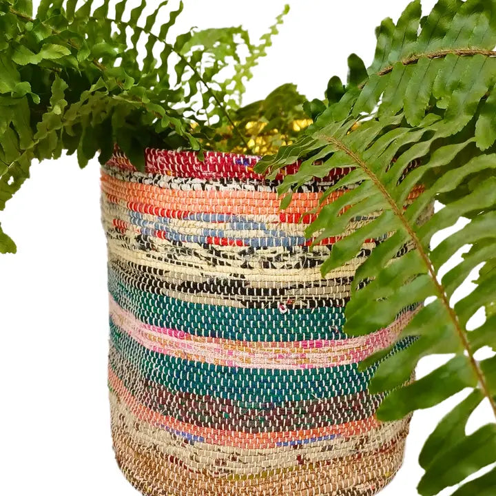 Upcycled Plant Pot Cover