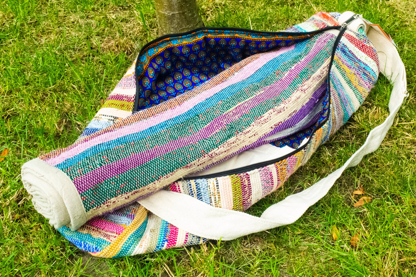 Upcycled Yoga Mat & Bag Set