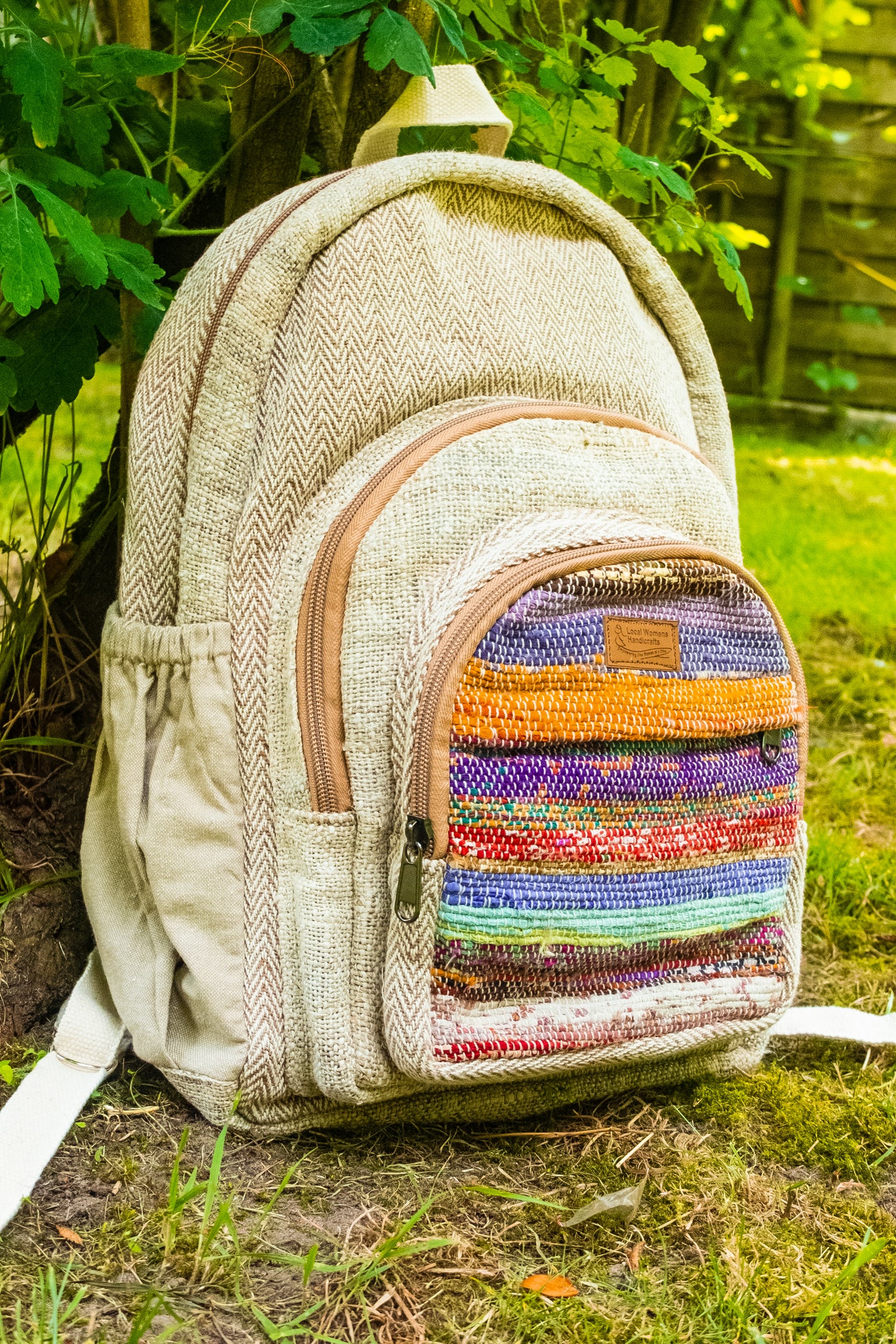 Handwoven Hemp Backpack