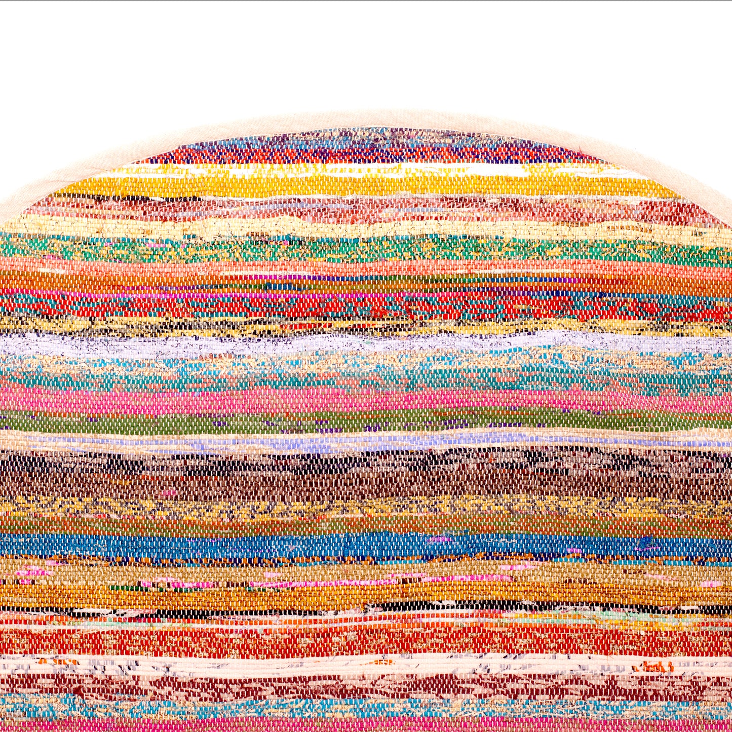 Rainbow Round Throw