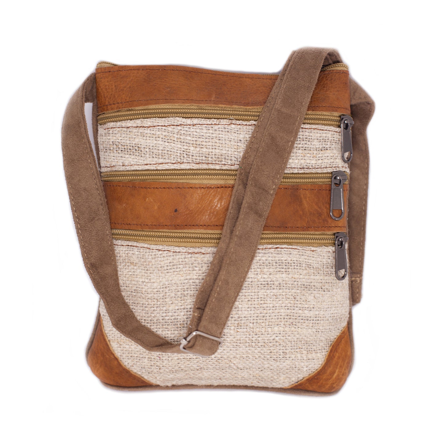 Hemp Leather Passport Bag