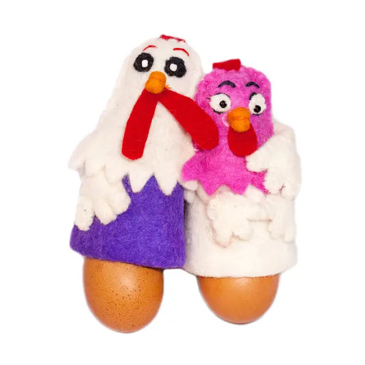 Felt Egg Warmer Figurine