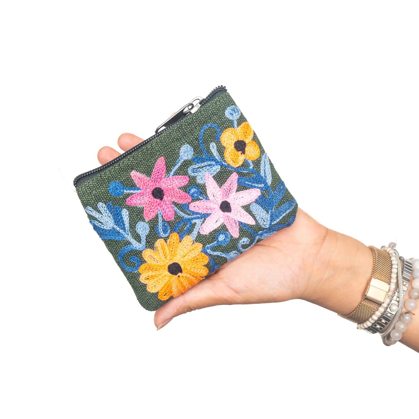 Embroidery Cotton Coin Purse