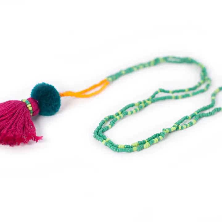 Beads & Tassel Necklace