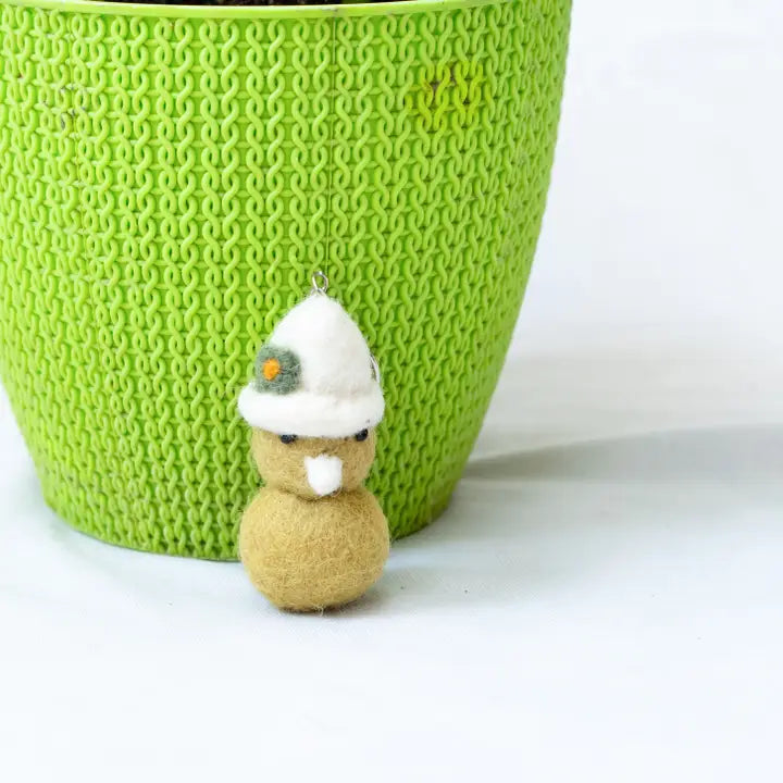 Felt Animals Mix Key rings (Set of 12)