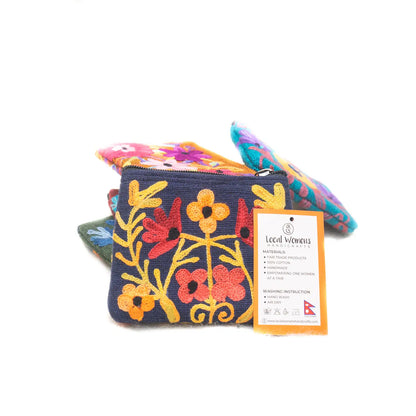 Embroidery Cotton Coin Purse