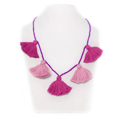 Beads & Tassel Necklace