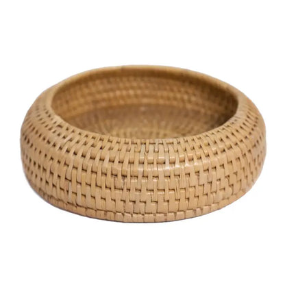 Handwoven Round Basket