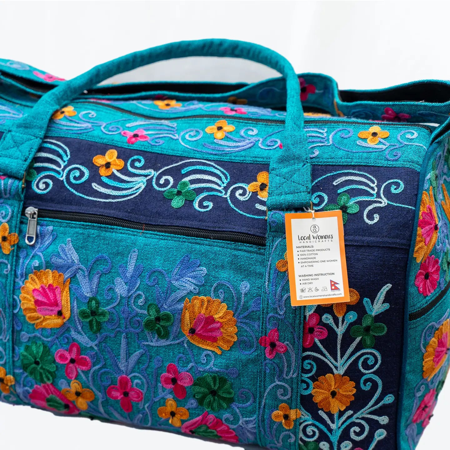 Embroidery Cotton Travel Bag