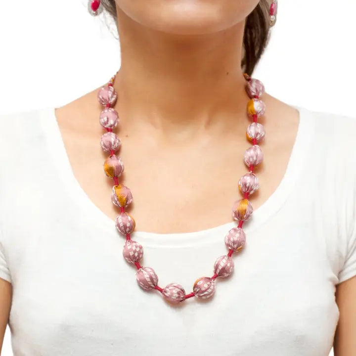 Upcycled Silk Necklace