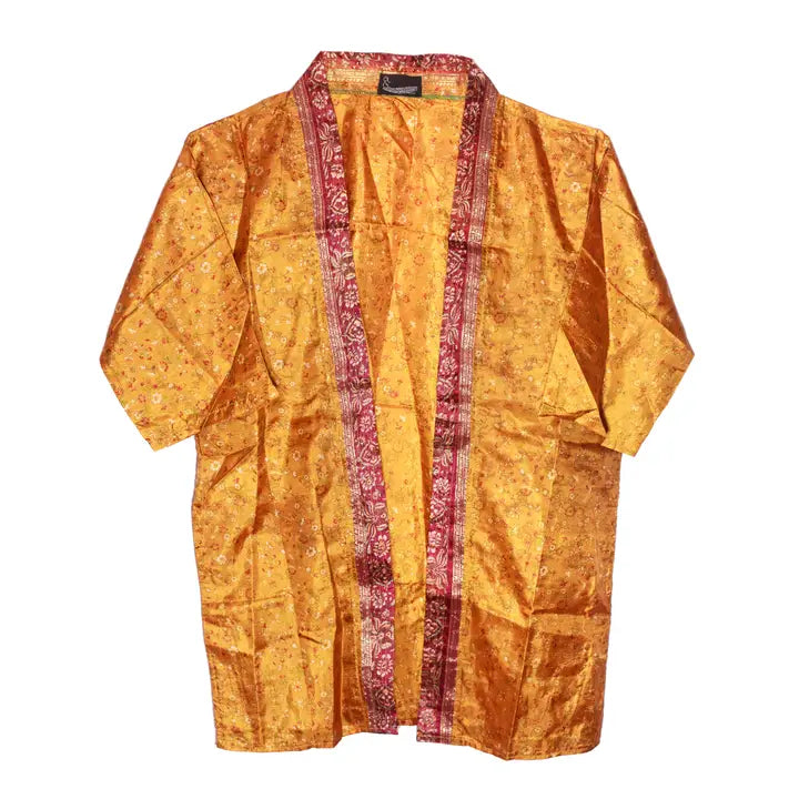 Short Sleeves Upcycled Kimono