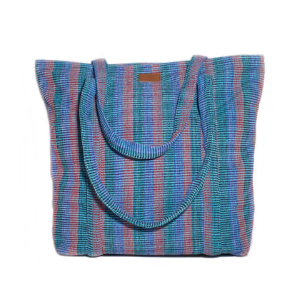 Handloomed Cotton Spacious Tote
