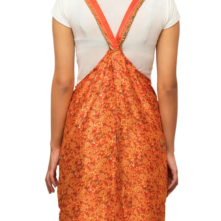Upcycled Silk Apron