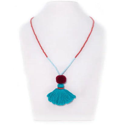 Beads & Tassel Necklace