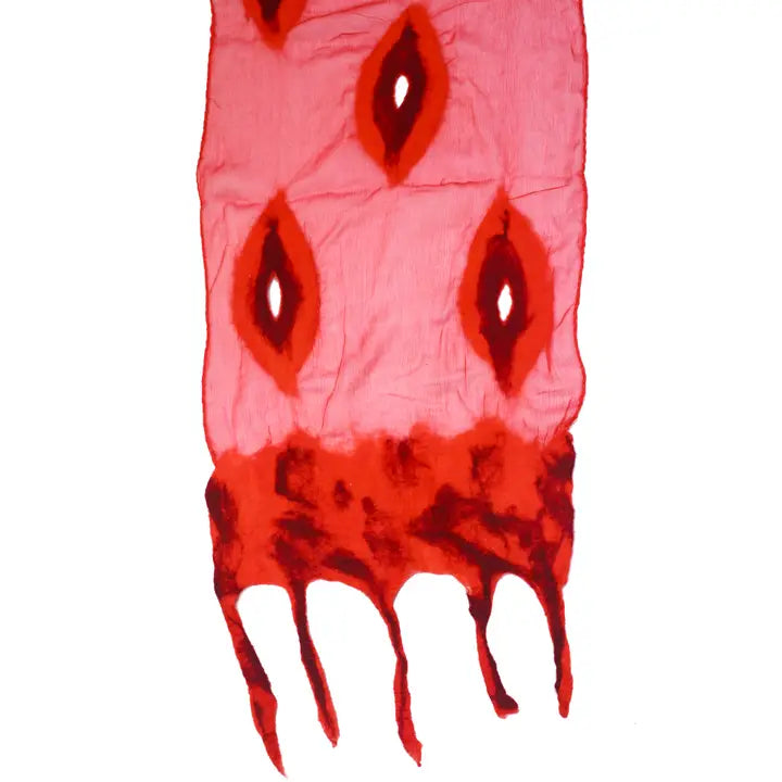 Tie Dye Merino Wool Scarf