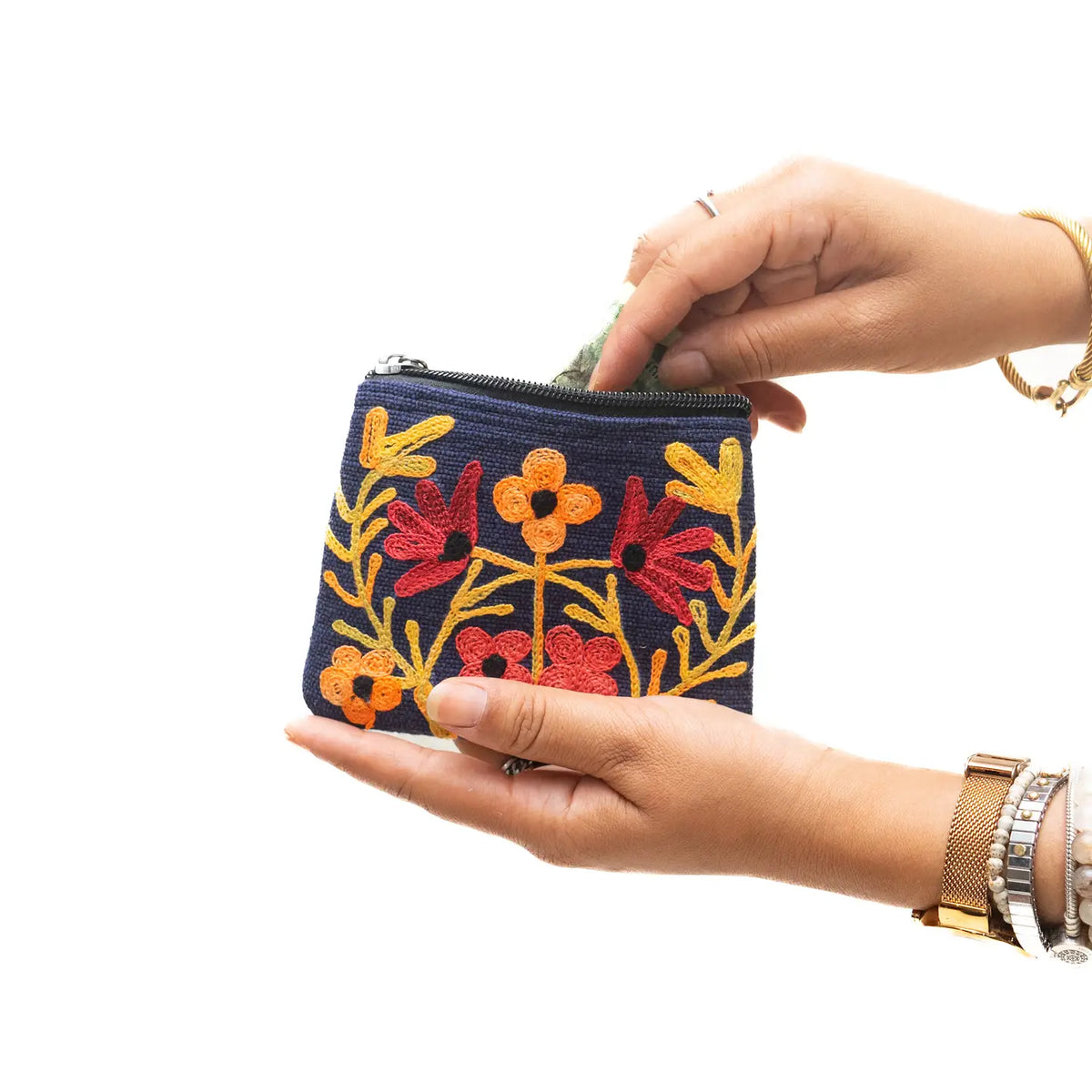 Local Purse Embroidery Cotton Coin Purse – Local Women's Handicrafts