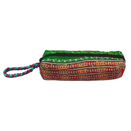 Kantha Sari Pencil Case