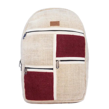 Square Hemp Backpack