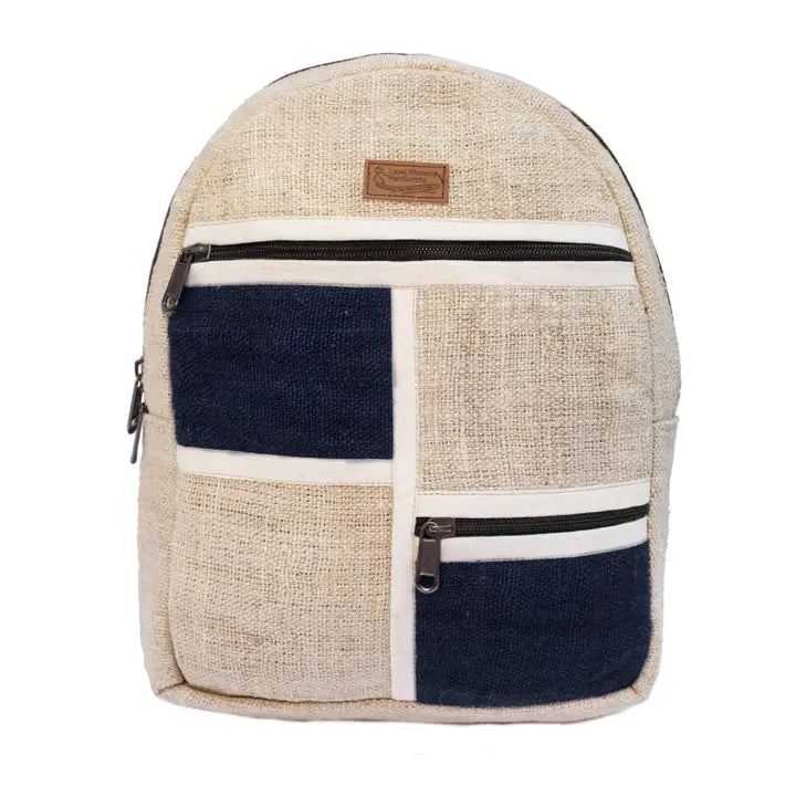 Square Hemp Backpack