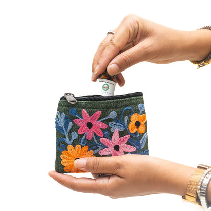 Embroidery Cotton Coin Purse