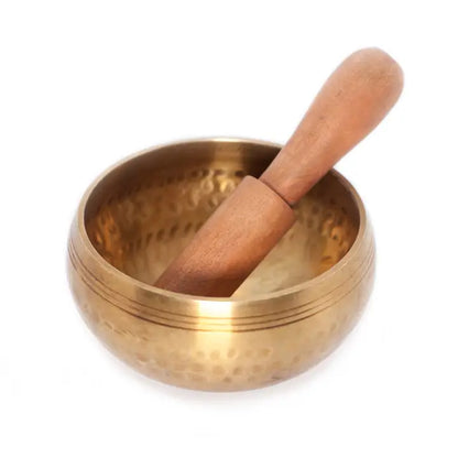 Hammer Beating Singing Bowl