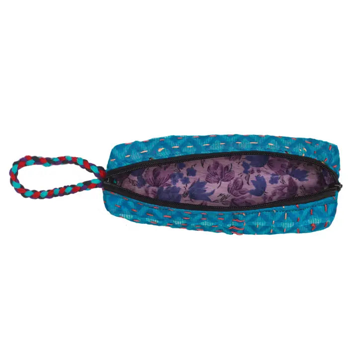 Kantha Sari Pencil Case