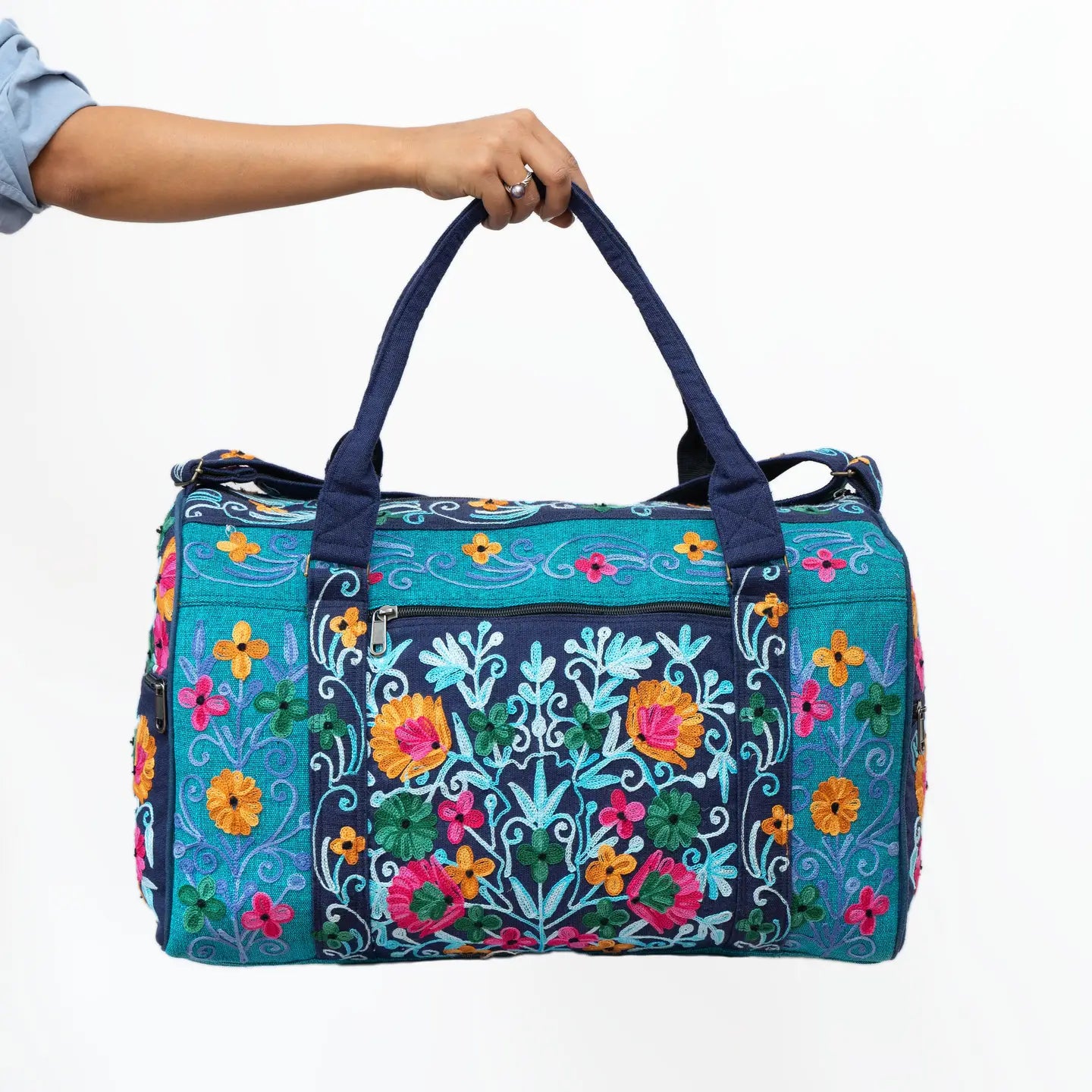 Embroidery Cotton Travel Bag