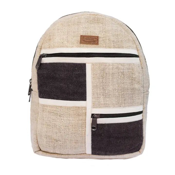 Square Hemp Backpack