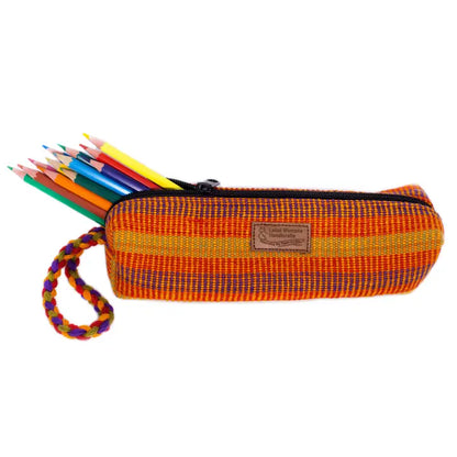 Handloomed Cotton Pencil Case