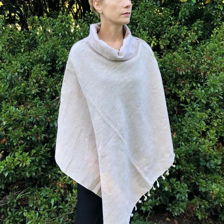 Colorful Wool Poncho