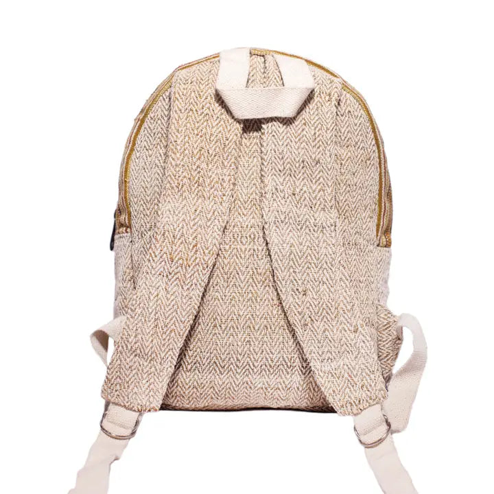 Handloomed Cotton Hemp Backpack