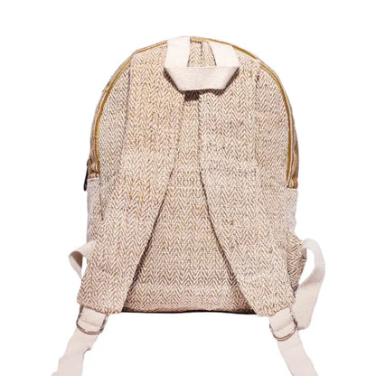 Handloomed Cotton Hemp Backpack