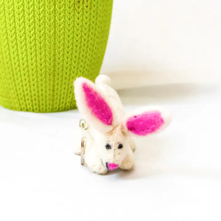 Felt Animals Mix Key rings (Set of 12)