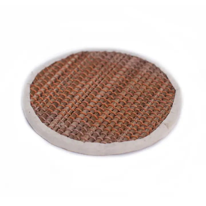 Round Straw Coaster Set