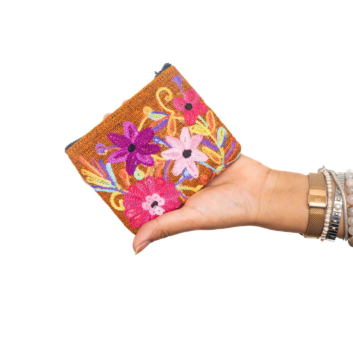 Embroidery Cotton Coin Purse
