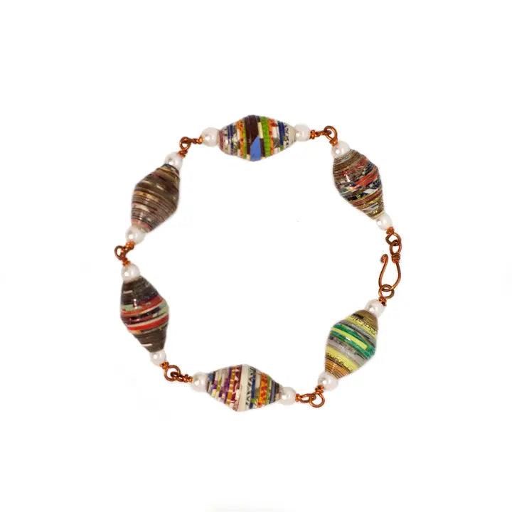 Recycled Beads Bracelet