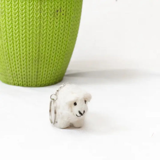 Felt Animals Mix Key rings (Set of 12)