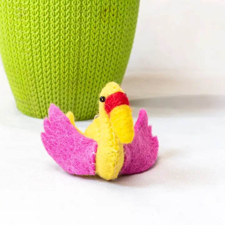 Felt Animals Mix Key rings (Set of 12)