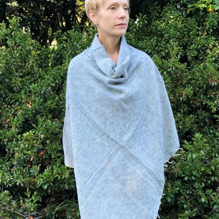 Colorful Wool Poncho