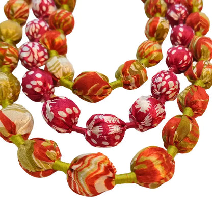 Upcycled Silk Necklace