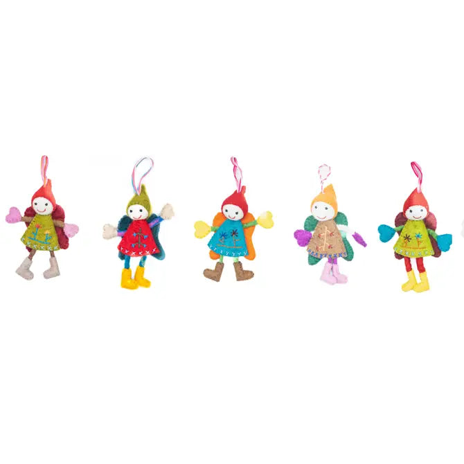 Felt Angel Key Rings