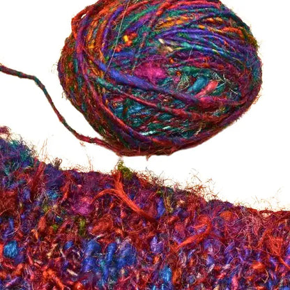 Upcycled Silk Yarn