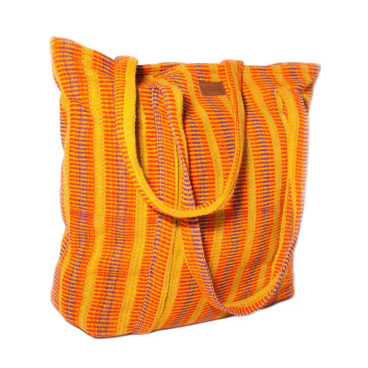 Handloomed Cotton Spacious Tote