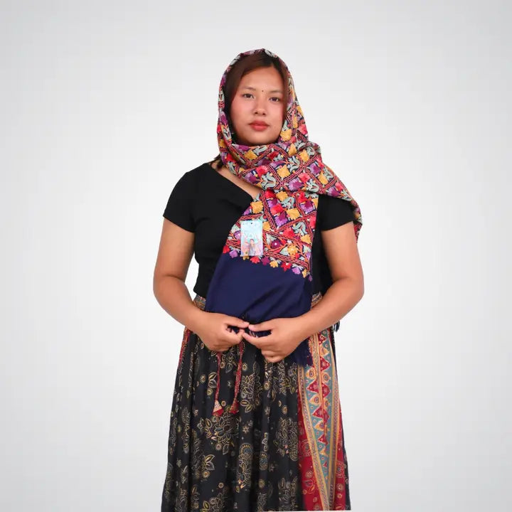 Handmade Embroidered Shawl