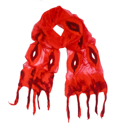 Tie Dye Merino Wool Scarf