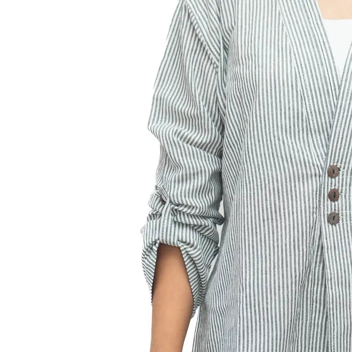V-Neck Cotton Shirt